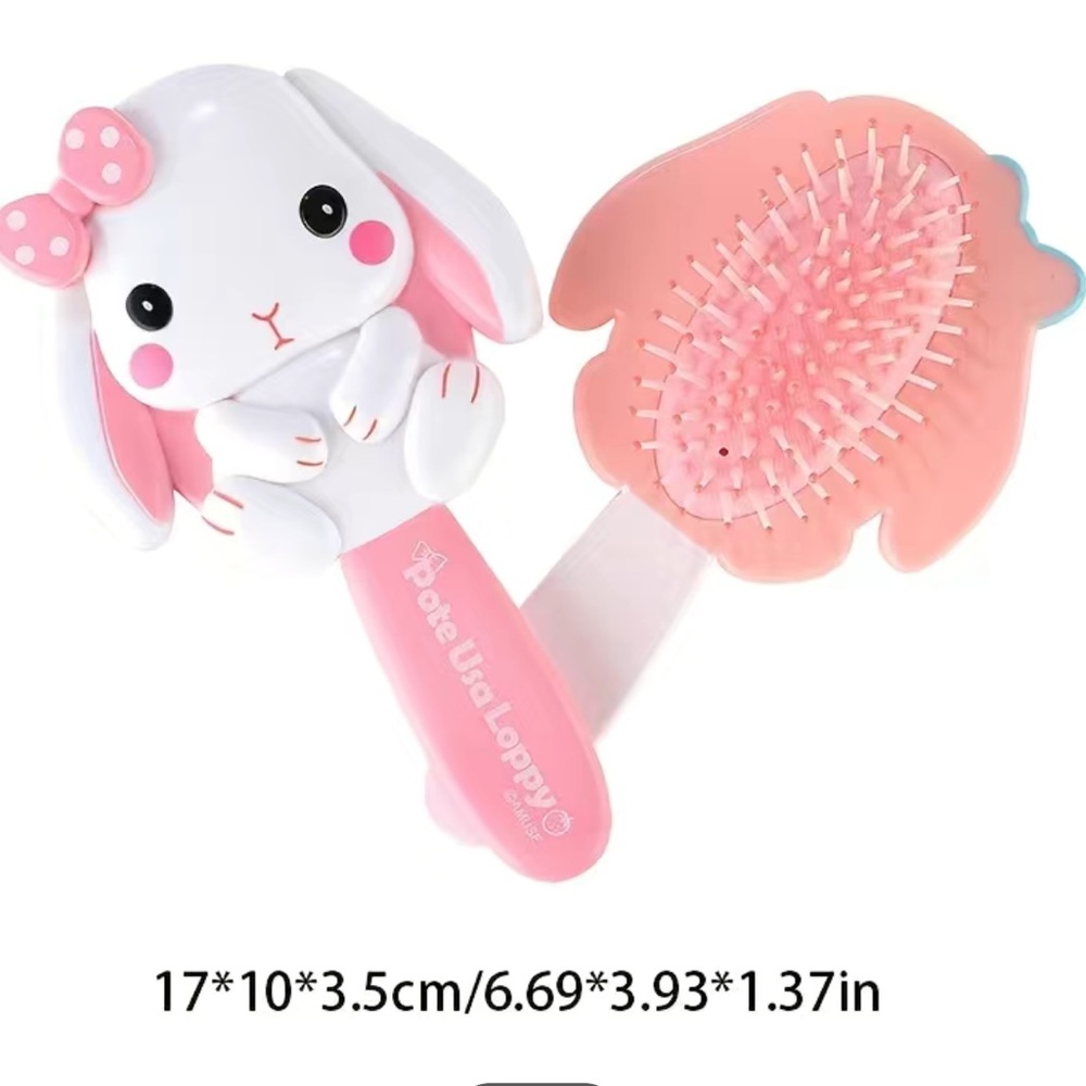 Cute anime hair brush